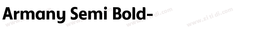 Armany Semi Bold字体转换 Armany Semi Bold字体转换